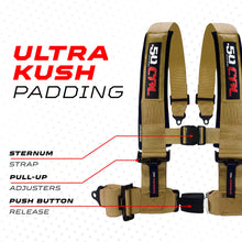 Load image into Gallery viewer, Pro Series 2" &amp; 3" 4 point Harness with push button release