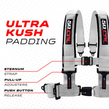 Load image into Gallery viewer, Pro Series 2" &amp; 3" 4 point Harness with push button release