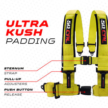 Load image into Gallery viewer, Pro Series 2" &amp; 3" 4 point Harness with push button release