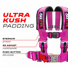 Load image into Gallery viewer, Pro Series 3" 4 point Latch Harness 50 Caliber Racing