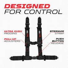 Load image into Gallery viewer, Pro Series 2" &amp; 3" 4 point Harness with push button release