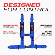 Load image into Gallery viewer, Pro Series 2" &amp; 3" 4 point Harness with push button release