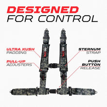 Load image into Gallery viewer, Pro Series 2" &amp; 3" 4 point Harness with push button release