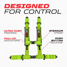 Load image into Gallery viewer, Pro Series 2" &amp; 3" 4 point Harness with push button release