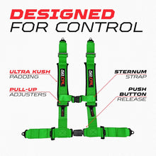 Load image into Gallery viewer, Pro Series 2" &amp; 3" 4 point Harness with push button release