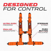 Load image into Gallery viewer, Pro Series 2" &amp; 3" 4 point Harness with push button release