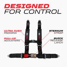 Load image into Gallery viewer, Pro Series 3" 4 point Latch Harness 50 Caliber Racing