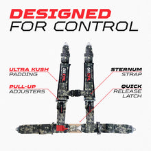 Load image into Gallery viewer, Pro Series 2" 4 point Latch Harness 50 Caliber Racing Harness