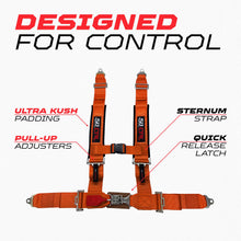 Load image into Gallery viewer, Pro Series 2" 4 point Latch Harness 50 Caliber Racing Harness