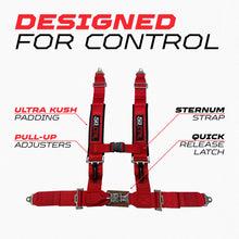 Load image into Gallery viewer, Pro Series 2" 4 point Latch Harness 50 Caliber Racing Harness