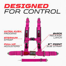 Load image into Gallery viewer, 2" 5 point Pro Series Latch Harness 50 Caliber Racing Harness