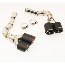 Load image into Gallery viewer, T304 Stainless Exhaust Muffler with Carbon Fiber Tips for Audi Q8 4M 2.0T 3.0T