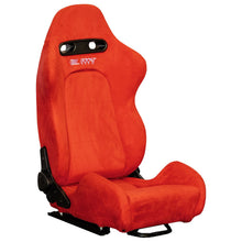 Load image into Gallery viewer, Inferno Red Universal Adjustable Black Luxury Racing SR3 Style Alcantara Seat