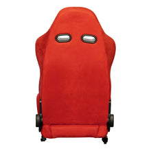 Load image into Gallery viewer, Inferno Red Universal Adjustable Black Luxury Racing SR3 Style Alcantara Seat