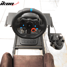 Load image into Gallery viewer, Racing Steering Wheel Stand Black Logitech G29 Thrustmaster Shifter