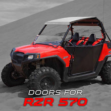 Load image into Gallery viewer, 50 Cal RZR Doors Silver on Black