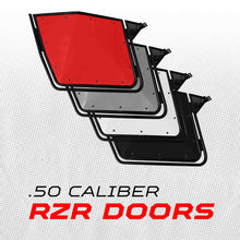 Load image into Gallery viewer, 50 Cal RZR Doors Red on Black