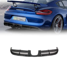 Load image into Gallery viewer, GT4 Style Carbon Fiber Rear Bumper Diffuser Lip for Porsche Boxster Cayman 981 13-15