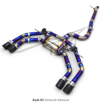 Load image into Gallery viewer, Titanium Valved Catback Exhaust System for Audi S3 2.0T