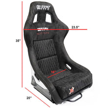 Load image into Gallery viewer, Bull Boost Adjustable Racing Lowered Ultra Max Bucket Seat w/ Seat Rails