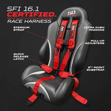 Load image into Gallery viewer, SFI Approved 2" and  3" 5 point Harness, Racing Harness