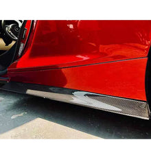 Load image into Gallery viewer, V2 Style Dry Carbon Fiber Side Skirt Door Extensions Set for McLaren GT