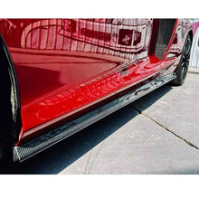 Load image into Gallery viewer, V2 Style Dry Carbon Fiber Side Skirt Door Extensions Set for McLaren GT