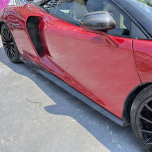 Load image into Gallery viewer, V2 Style Dry Carbon Fiber Side Skirt Door Extensions Set for McLaren GT