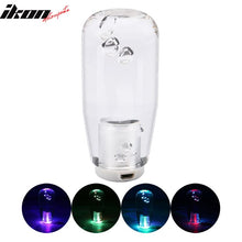 Load image into Gallery viewer, Universal LED RGB Shift Knob 10mm Transparent Bubble W Thread Adapters