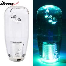 Load image into Gallery viewer, Universal LED RGB Shift Knob 10mm Transparent Bubble W Thread Adapters