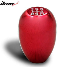 Load image into Gallery viewer, Red Aluminum MT M8X1.25 T-R Gear Shift Shifter Knob 5 Speed JDM Emblem