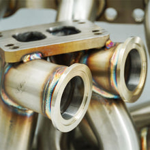Load image into Gallery viewer, SR20DET T3 T4 Twin Scroll 44mm Top Mount Turbo Manifold Kit S13 S14 S15 180SX 240SX