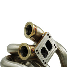 Load image into Gallery viewer, SR20DET T3 T4 Twin Scroll 44mm Top Mount Turbo Manifold Kit S13 S14 S15 180SX 240SX