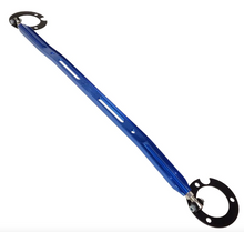 Load image into Gallery viewer, Megan Racing Strut Tower Bars Front Upper for 1995-1999 Mitsubishi Eclipse Race-Spec Aluminum Anodized Blue
