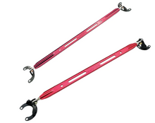 Load image into Gallery viewer, Megan Racing Strut Tower Bars Front Upper for 1995-1999 Mitsubishi Eclipse Race-Spec Aluminum Anodized Blue