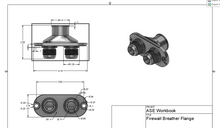 Load image into Gallery viewer, Outlaw Catch Can Firewall Plate Bulkhead | ASE