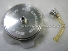 Load image into Gallery viewer, Aluminum 50 Caliber Racing Gas Cap Silver