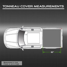 Load image into Gallery viewer, Xtune 20-21 Jeep Gladiator 60 Inches Hard Tri-Fold Style Tonneau Cover - Black 9049330