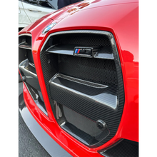 Load image into Gallery viewer, VR Style Carbon Fiber Front Grille Replacement Set for BMW G80 M3 G82 G83 M4