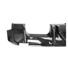 Load image into Gallery viewer, V2 Carbon Fiber Rear Diffuser w/ LED Light for BMW G80 M3 G82 G83 M4