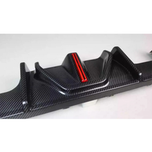 Load image into Gallery viewer, V2 Carbon Fiber Rear Diffuser w/ LED Light for BMW G80 M3 G82 G83 M4