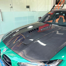 Load image into Gallery viewer, Dry Carbon Fiber CSL Style Engine Hood for BMW G80 G81 M3 G82 G83 M4