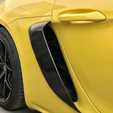 Load image into Gallery viewer, GT4 Style Carbon Fiber Side Vents for Porsche Cayman 718 16-19