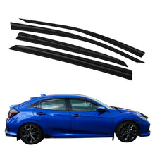 Load image into Gallery viewer, 2017-2021 Honda Civic Hatchback 4PCS Mugen Style Window Visors Acrylic