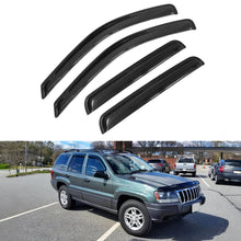Load image into Gallery viewer, 1999-2004 Jeep Grand Cherokee Window Visors Acrylic 4Pc Set