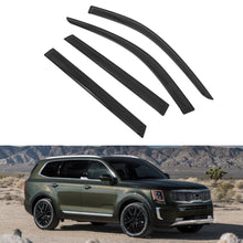 Load image into Gallery viewer, 2020-2025 Kia Telluride 4PC Tape on Window Visors Vent Rain Sun Guards