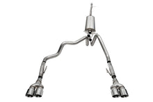Load image into Gallery viewer, CORSA Performance Corsa 22-23 Chevrolet Silverado 1500 Cat-Back Dual Rear Exit with Twin 4in Polished Tips 21238