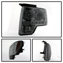 Load image into Gallery viewer, Spyder Ford F150 09-14 Projector Headlights Halogen Model- LED Halo LED Smke PRO-YD-FF15009-HL-SM 5010254