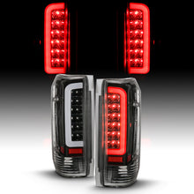 Load image into Gallery viewer, ANZO 1987-1996 Ford F-150 LED Taillights Black Housing Clear Lens (Pair) 311350