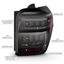 Load image into Gallery viewer, ANZO 2014-2020 Toyota 4Runner T.L Black Housing Smoke Lens Red Light Bar W/Sequential 311312
